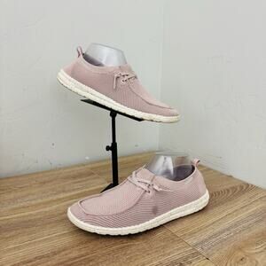 Hey Dude Wendy Knit Antique Rose Slip On Shoes Women’s Size 9